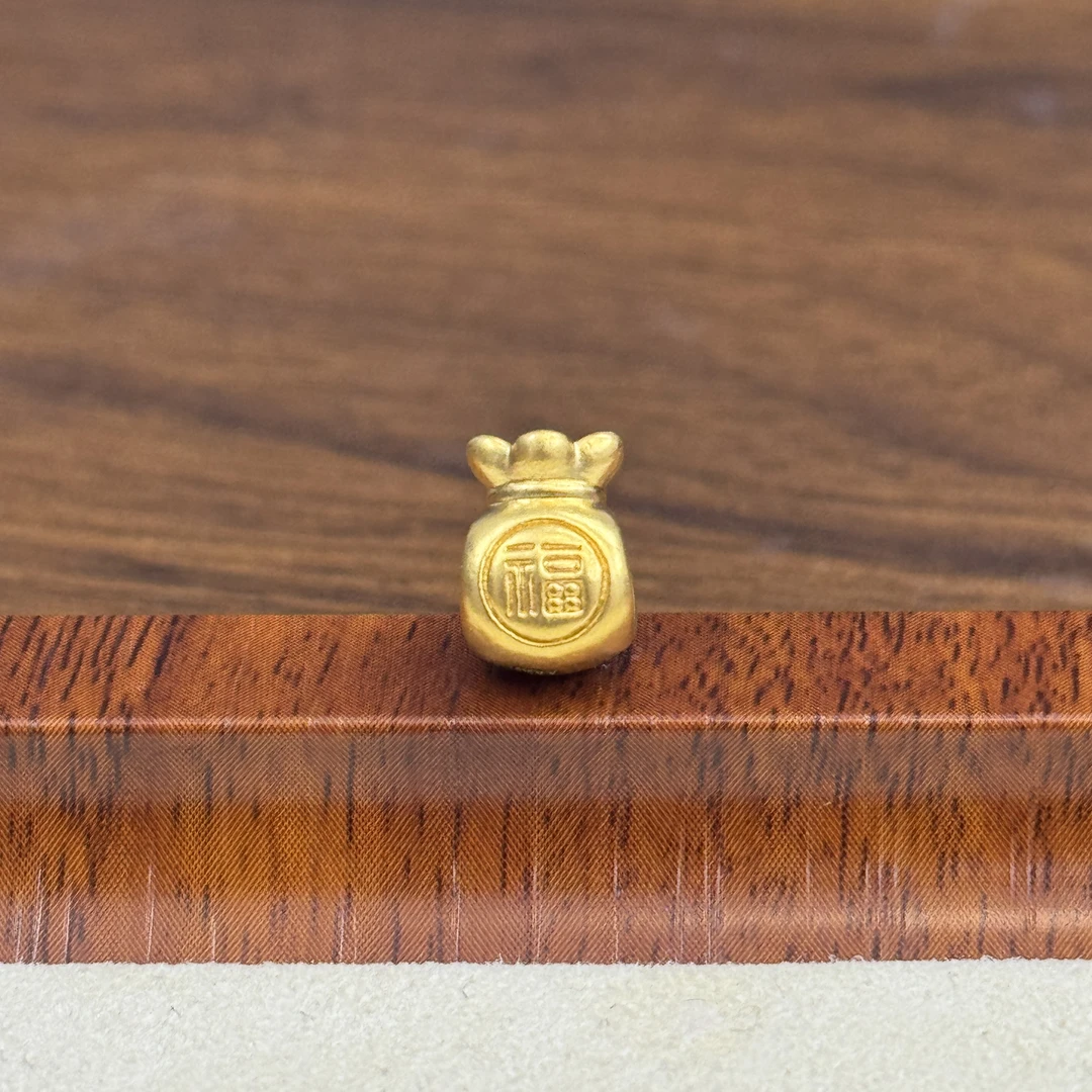 吴芳芳黄金足金999黄金蝴蝶结福袋中编绳款DP0009-0290