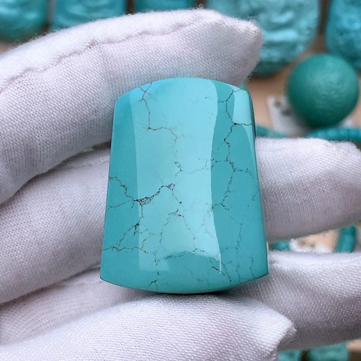 绿松石未镶嵌吊坠