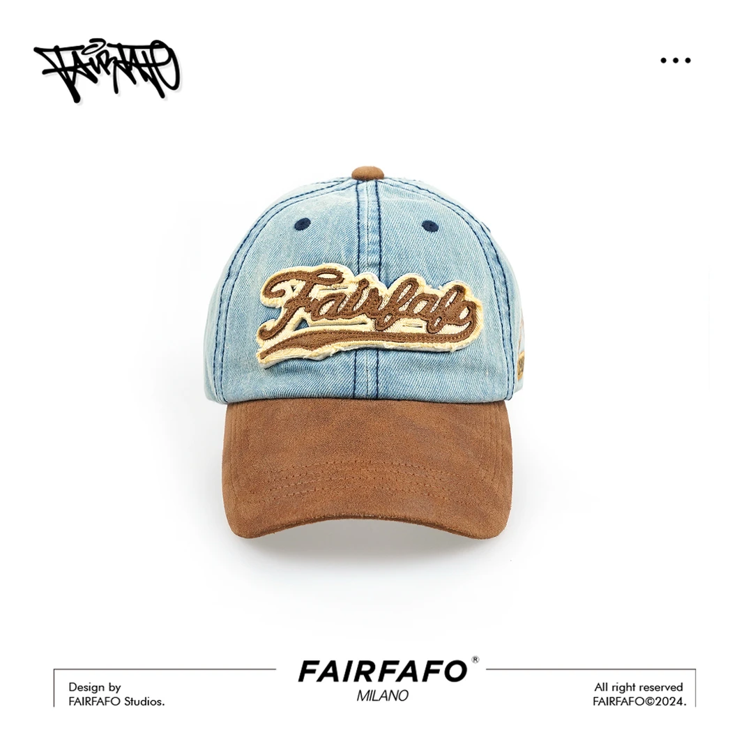 FAIRFAFO林肉肉【复古美式棒球帽】FH24MZ573休闲时尚复古棒球帽