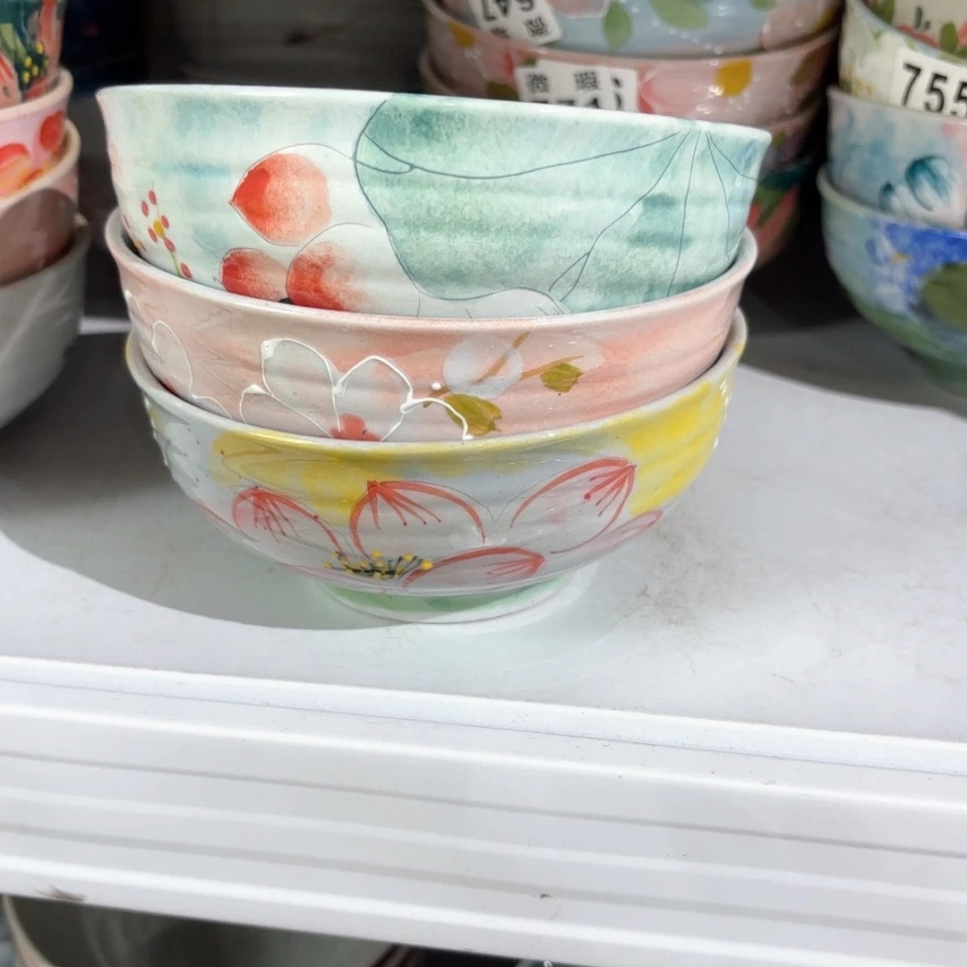 小*?景德镇手绘高温釉下彩陶瓷茶具