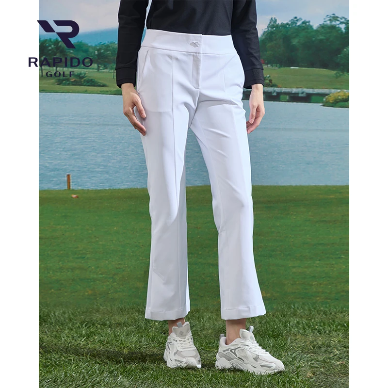 【新品】Rapido睿必度25春女士高尔夫侧开叉喇叭裤雳霹道VP5121C35