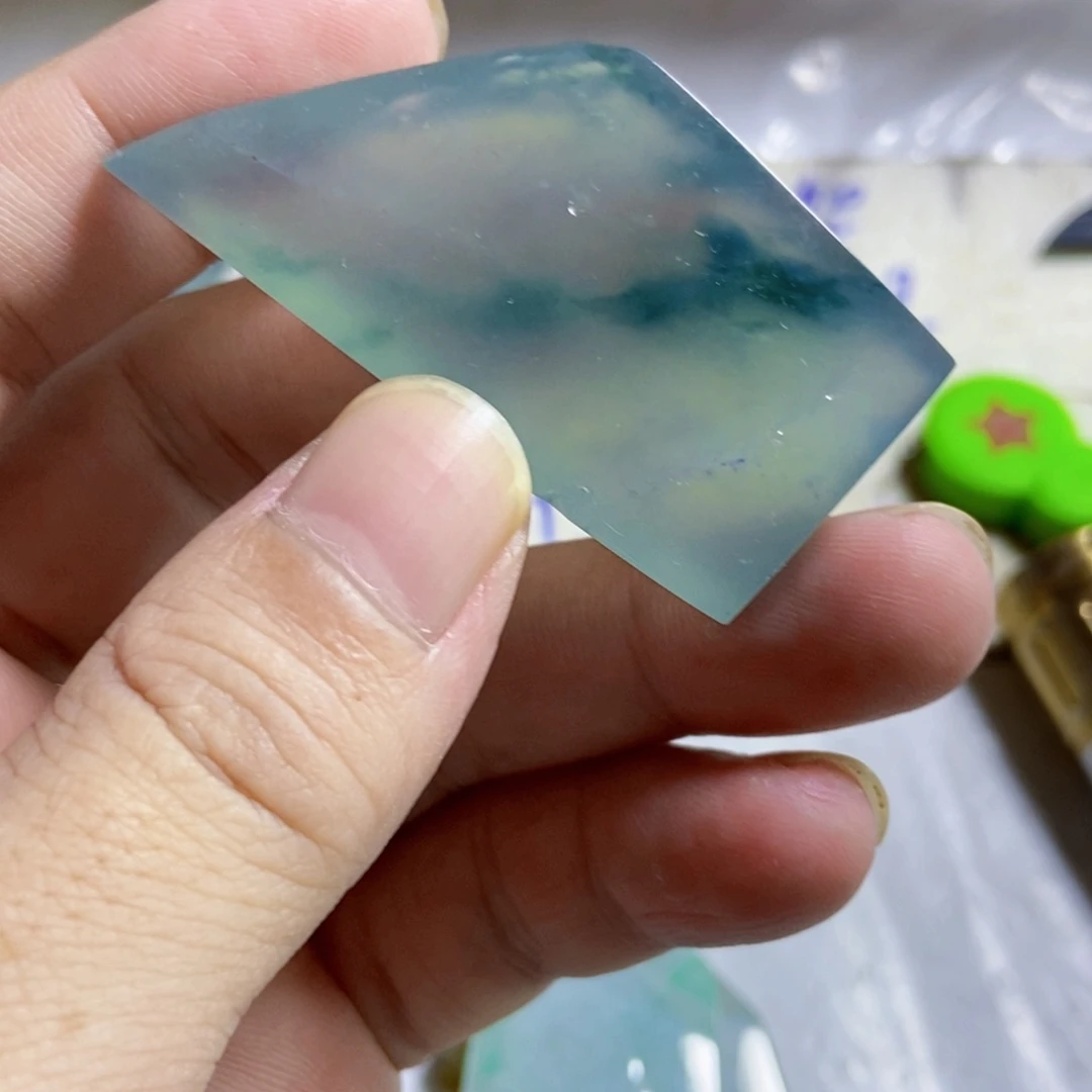 散珠翡翠玻璃飘花