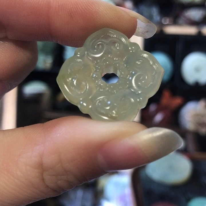 岫玉未镶嵌岫玉挂件