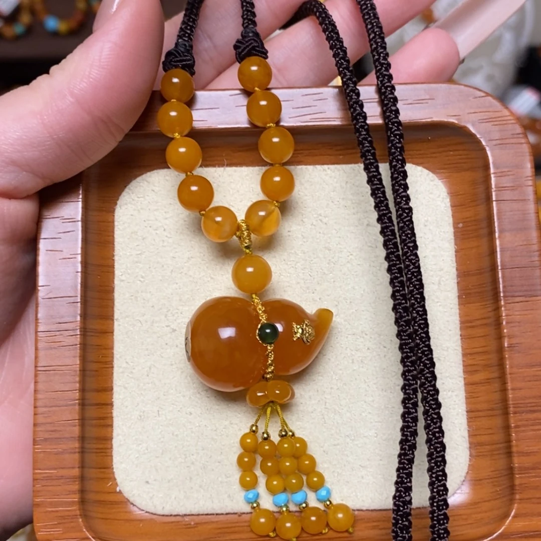 【闪购商品】蜜蜡颈饰未镶嵌项链