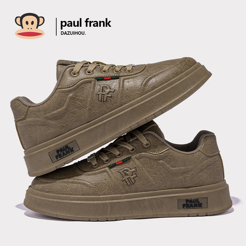 大嘴猴男士新款秋季百搭时尚复古男鞋休闲雅丹风运动板鞋