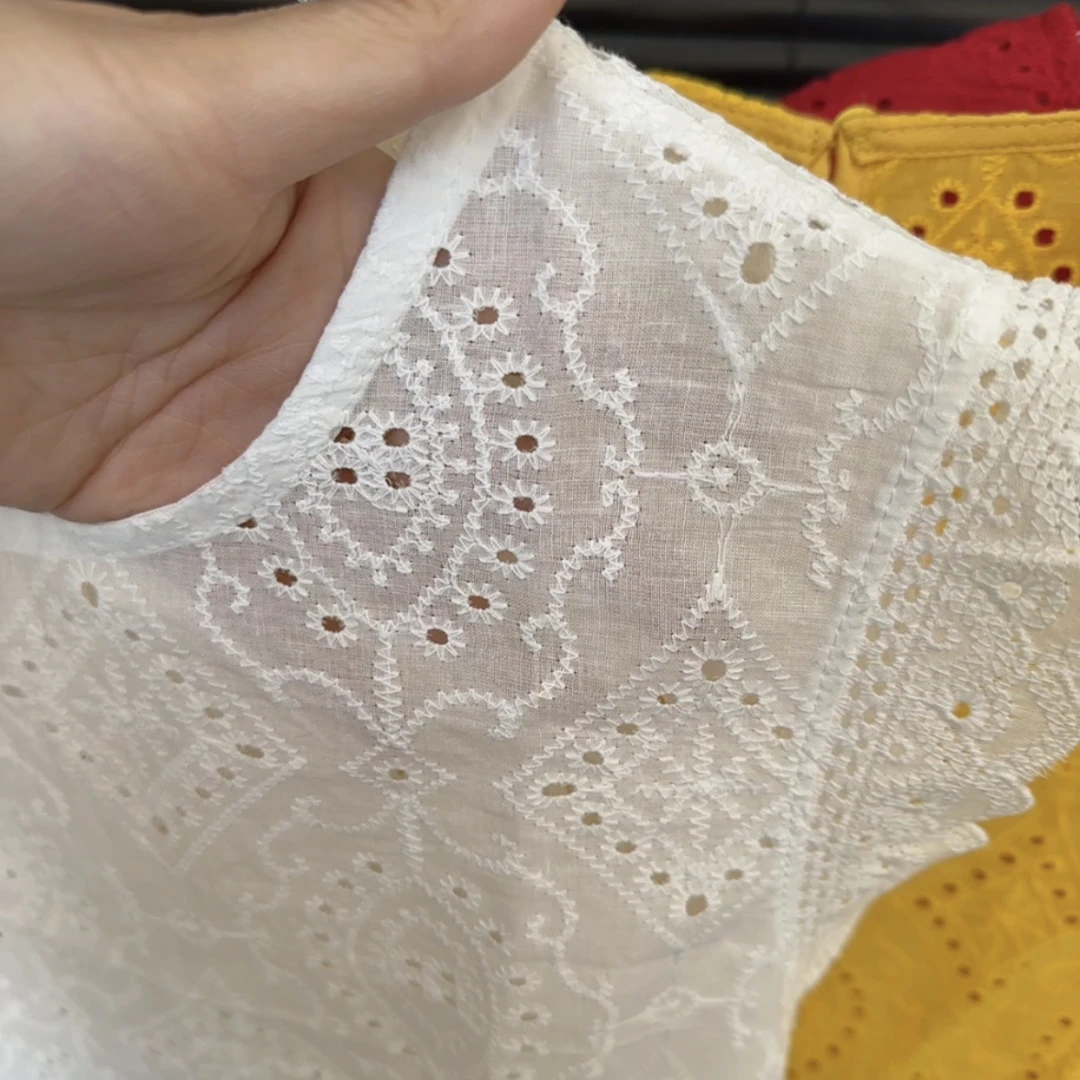 夏季新款蕾丝镂空无袖衬衫背心女气质减龄百搭上衣