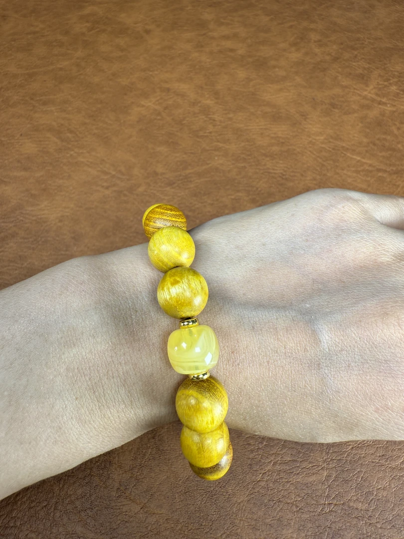 Y412-金丝楠木手串   [无礼盒]