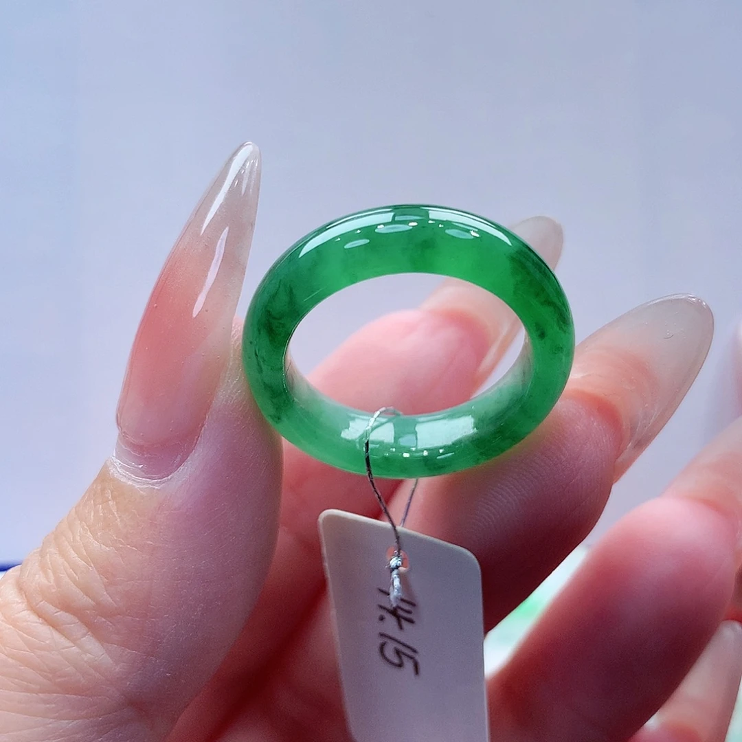 翡翠未镶嵌戒指缅甸A货