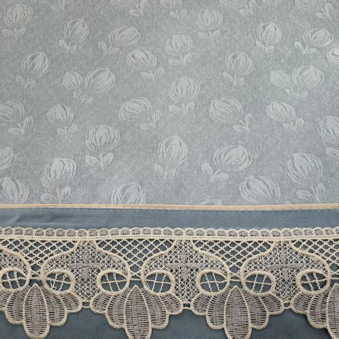 雪尼尔防滑沙发垫（蓝郁金香）