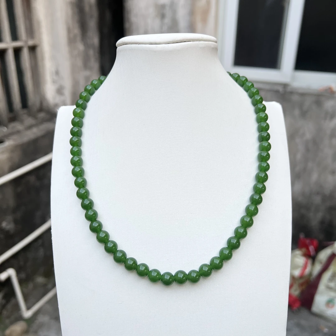 a522 精品绿卡8mm妈妈链项链手串