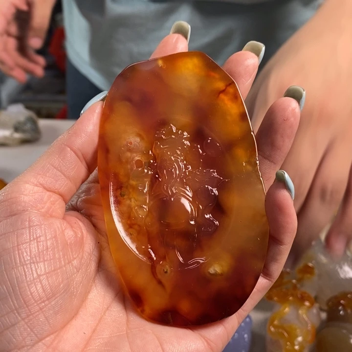 玛瑙/玉髓吊坠(不含链)未镶嵌