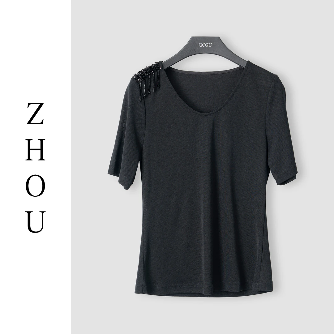 （周哥甄选）黑色上衣-22509