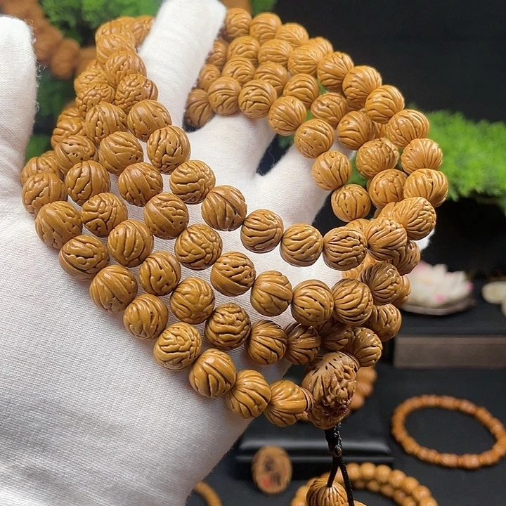 我***来吊坠桃核秦岭龙纹桃核