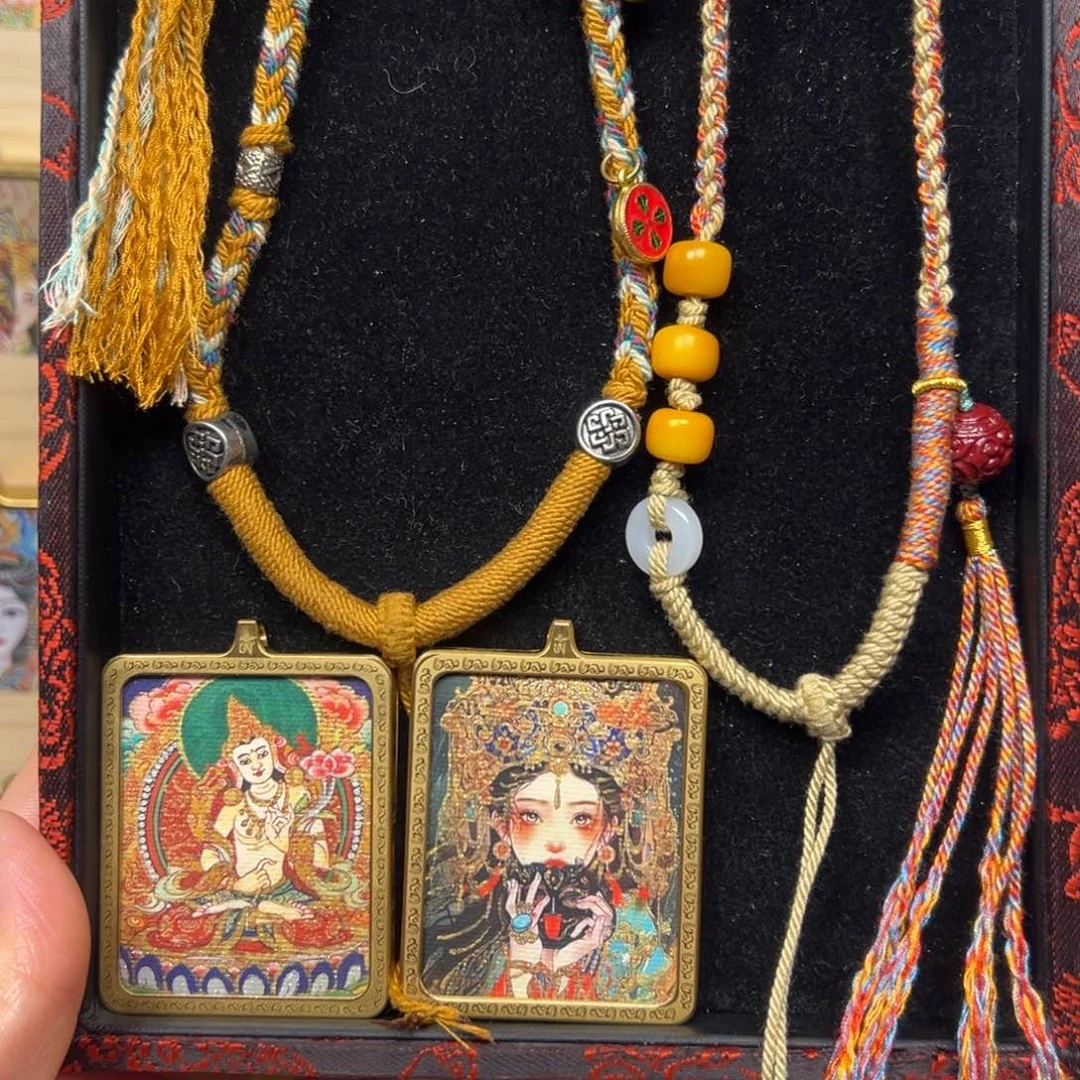 吊坠T***t大势至菩萨就张杰拉姆双面钛钢