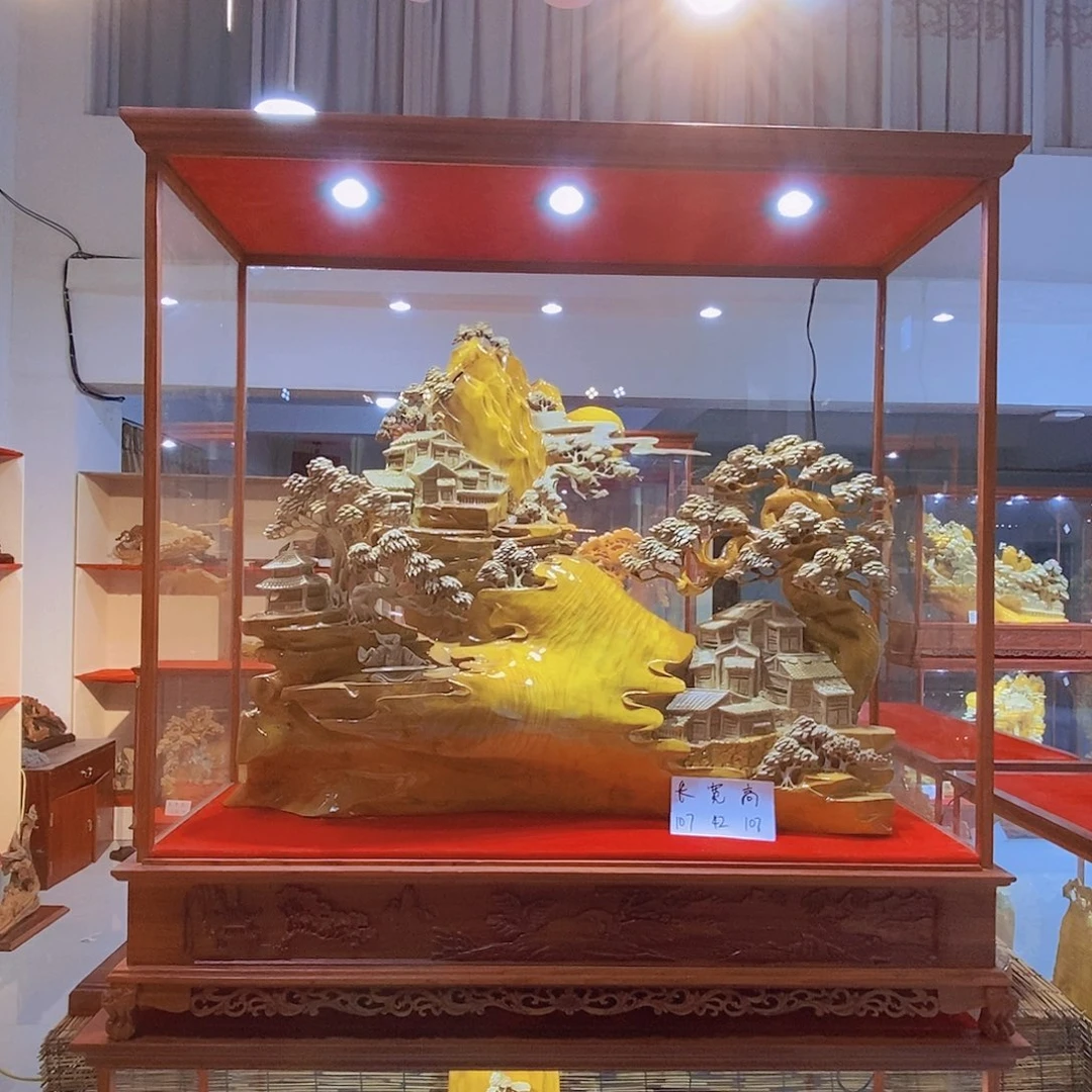 金丝楠我**呐金丝楠小叶桢楠摆件