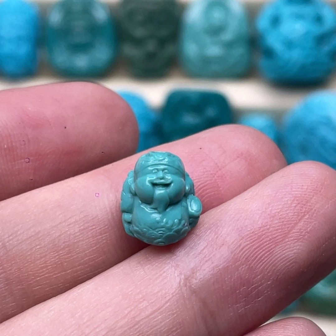 绿松石未镶嵌颈饰卡9.5-11