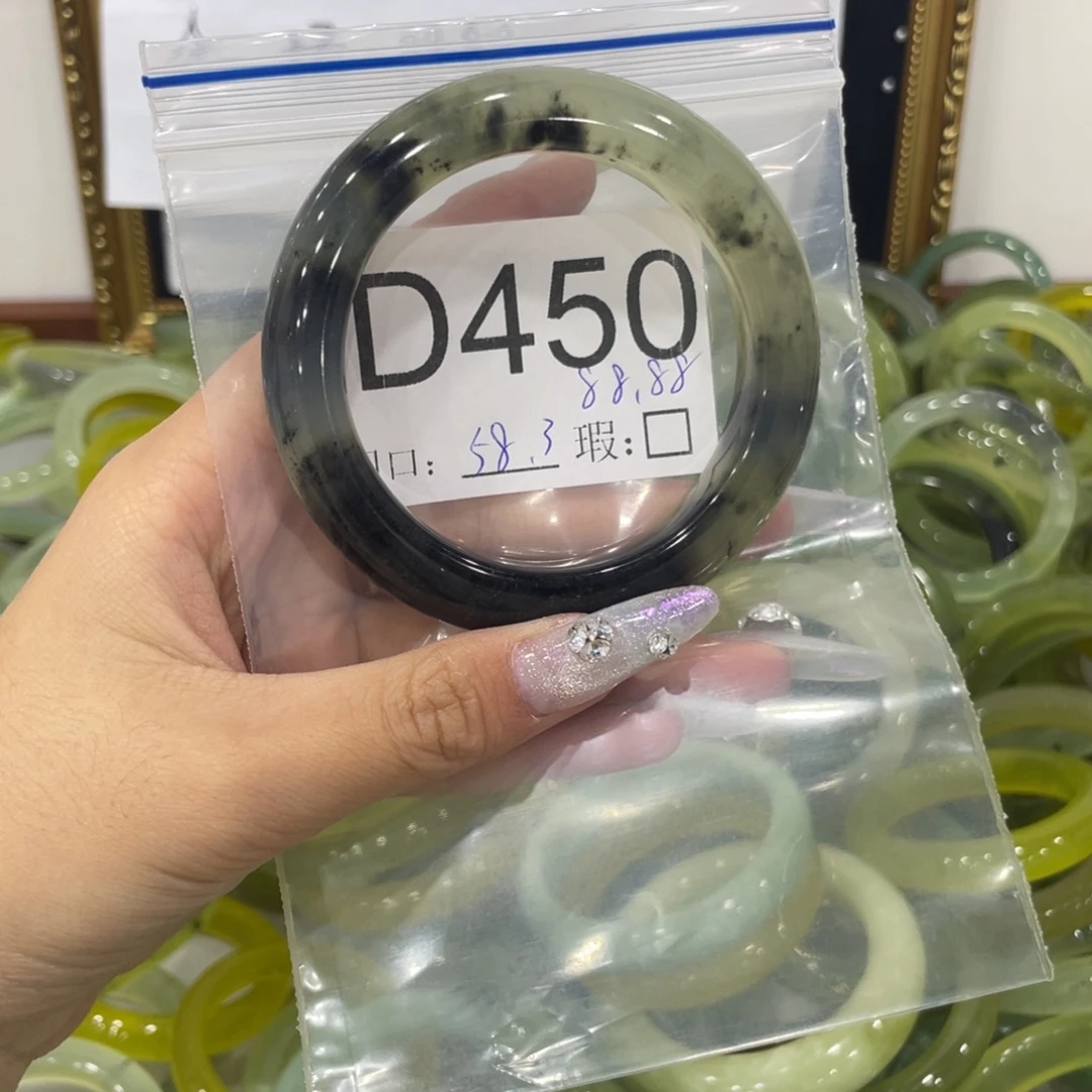 溪***呀蛇纹石玉未镶嵌手镯