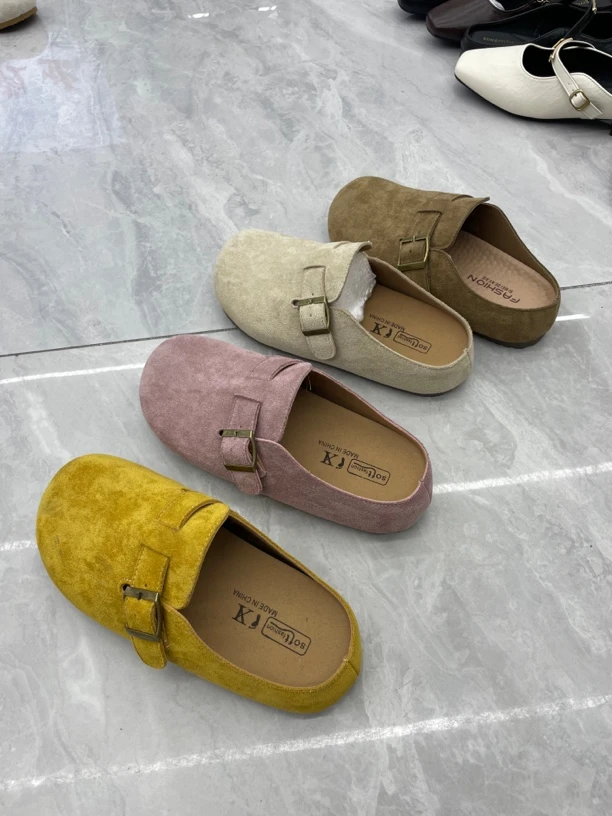 2025年软底软面春款勃肯半托鞋