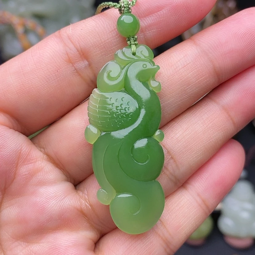 【闪购商品】和田玉（碧玉）未镶嵌挂件