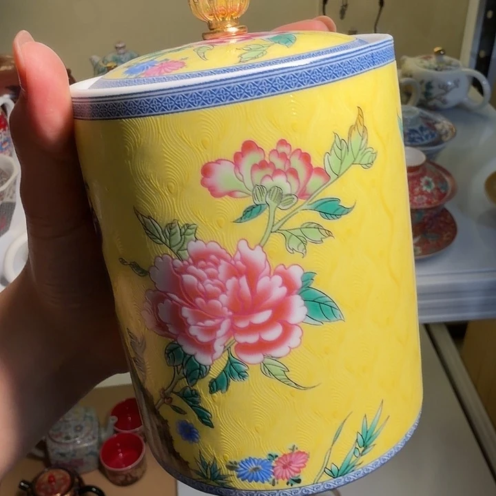 山***苗清货珐琅彩琉璃茶具现场