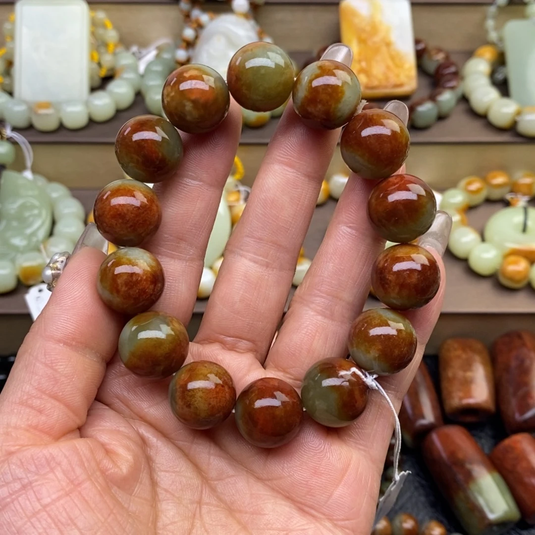 透闪石质玉未镶嵌手串