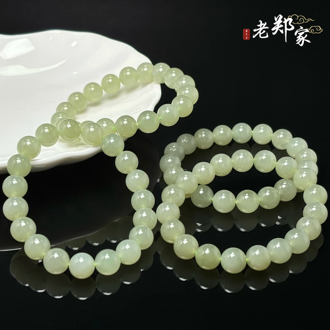 【老郑家】和田玉手串 多样性发1件 约10mm