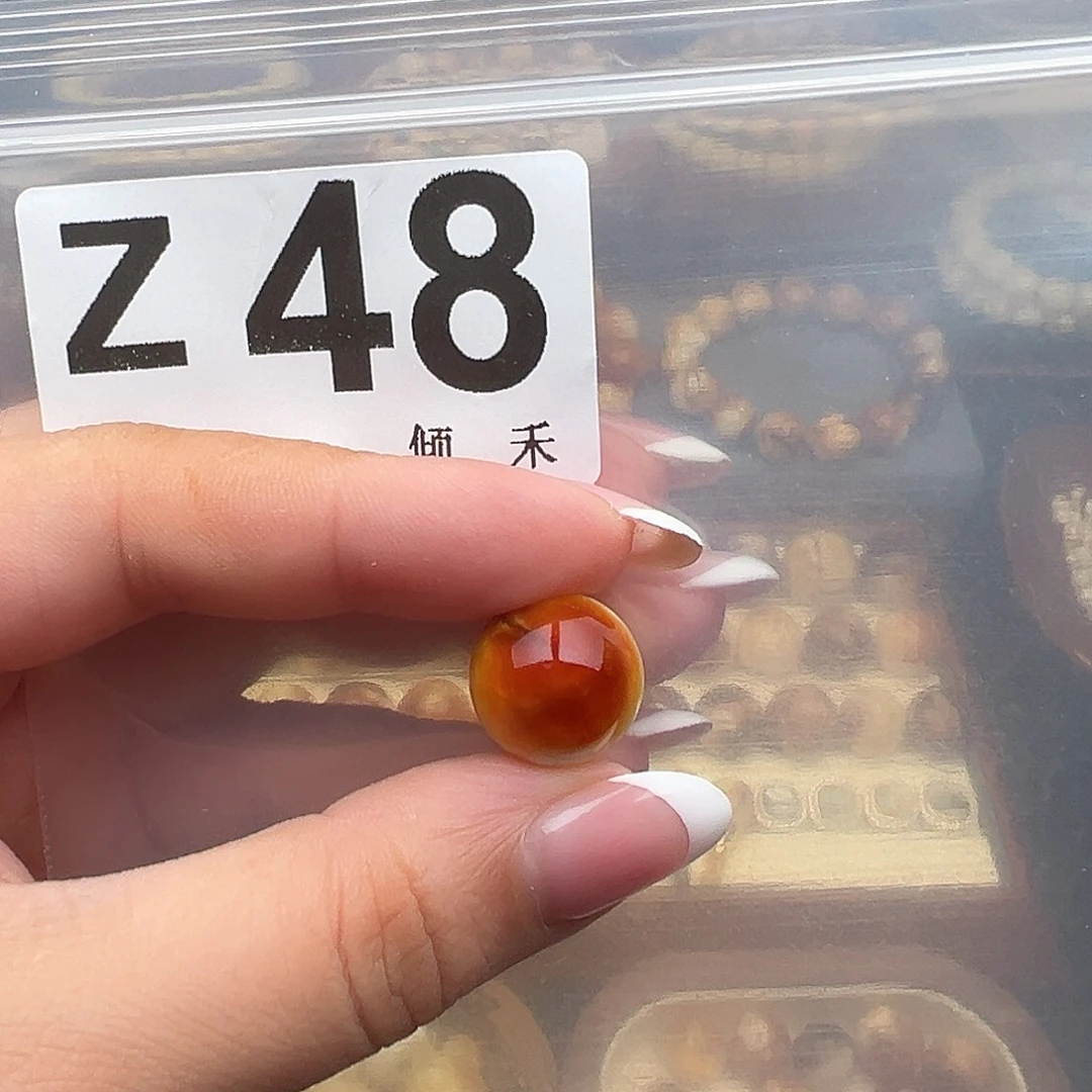 花***笑裸石琥珀未镶嵌14