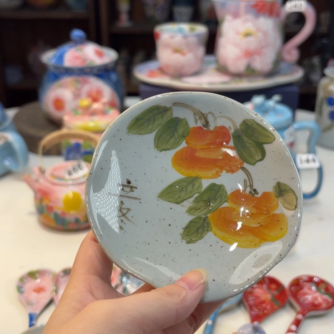 景德镇手绘高温釉下彩陶瓷茶具