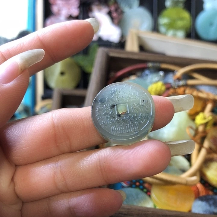 未镶嵌岫玉岫玉挂件