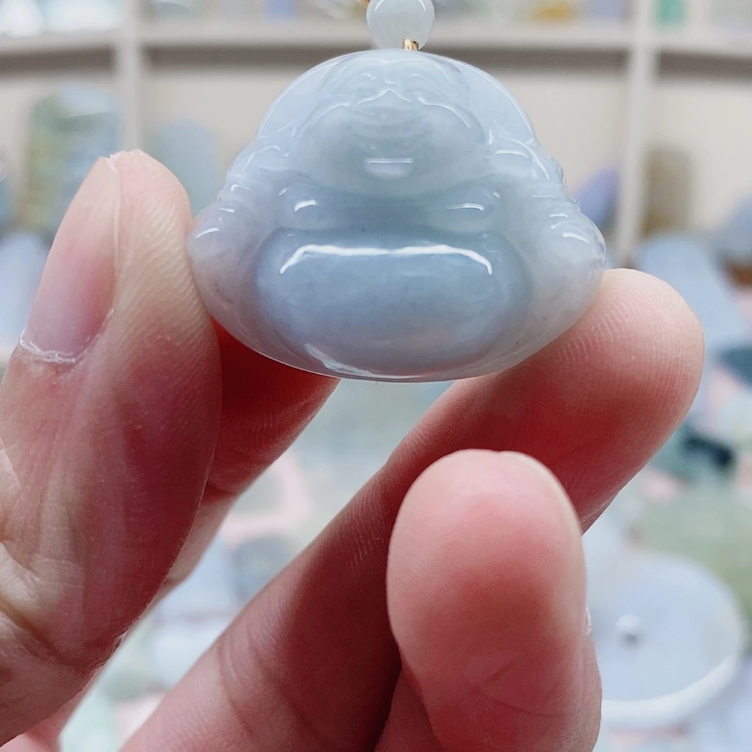 颈饰未镶嵌翡翠天然
