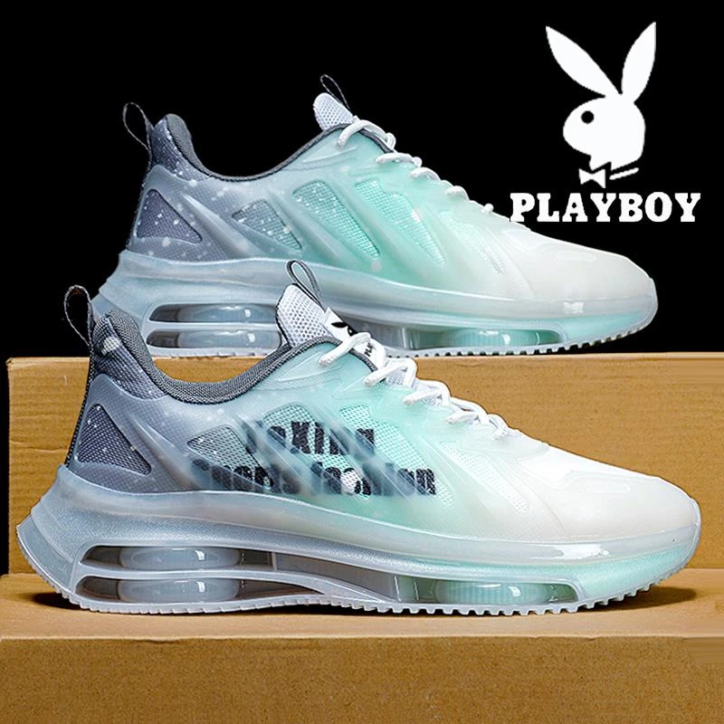 花花公子防滑耐磨鞋男鞋夏季2025新款潮牌老爹百搭跑步网面运动鞋
