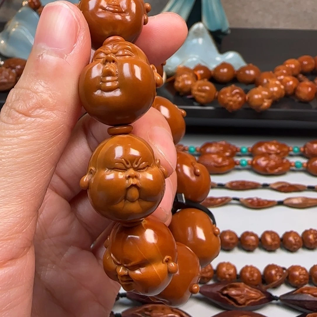 橄榄核手串/手链2.1尺寸铁核百态手串