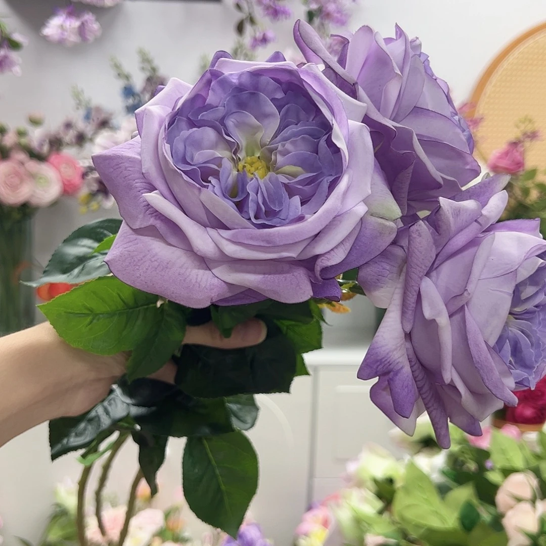 3枝紫色手感朱丽叶