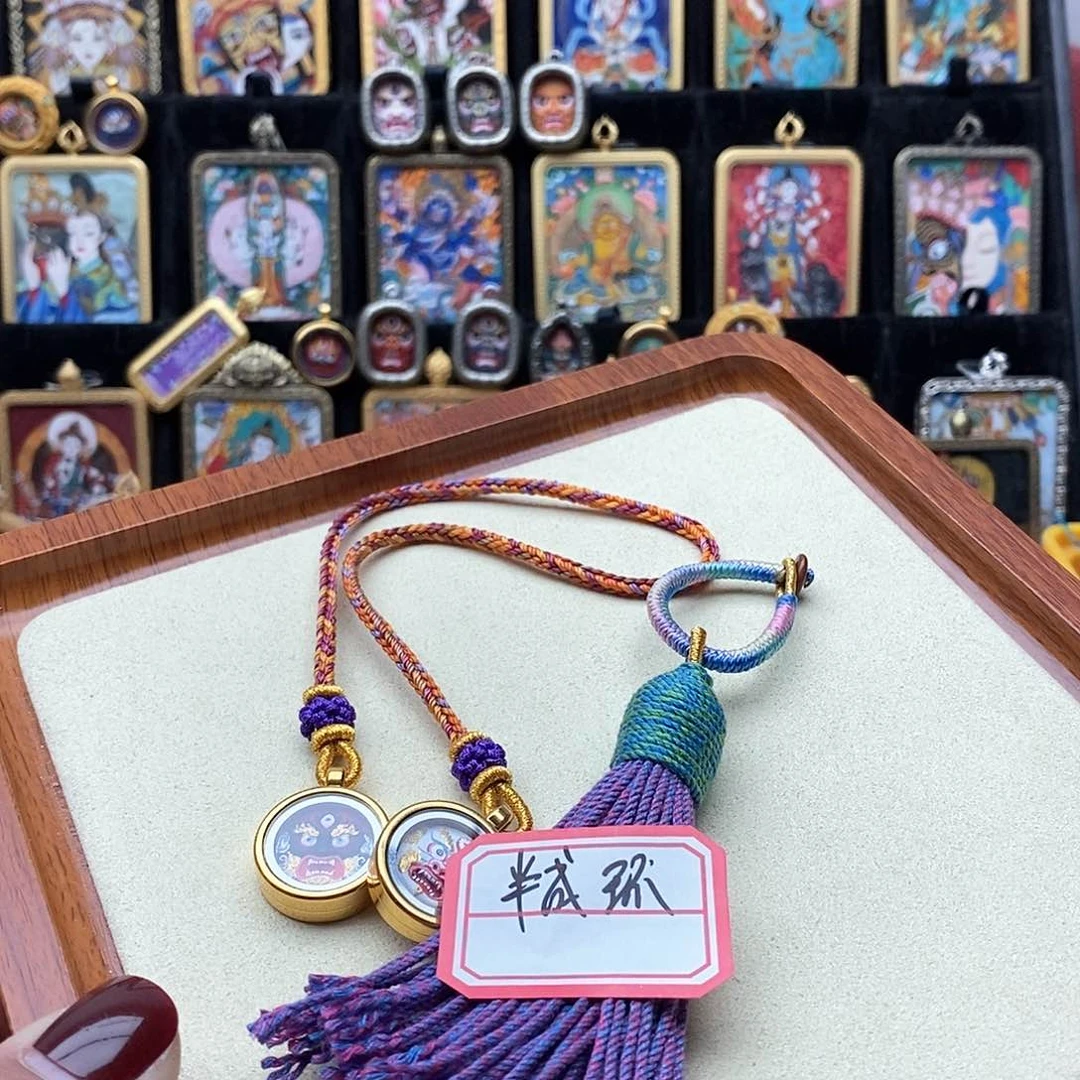 吊坠惜缘唐卡包挂