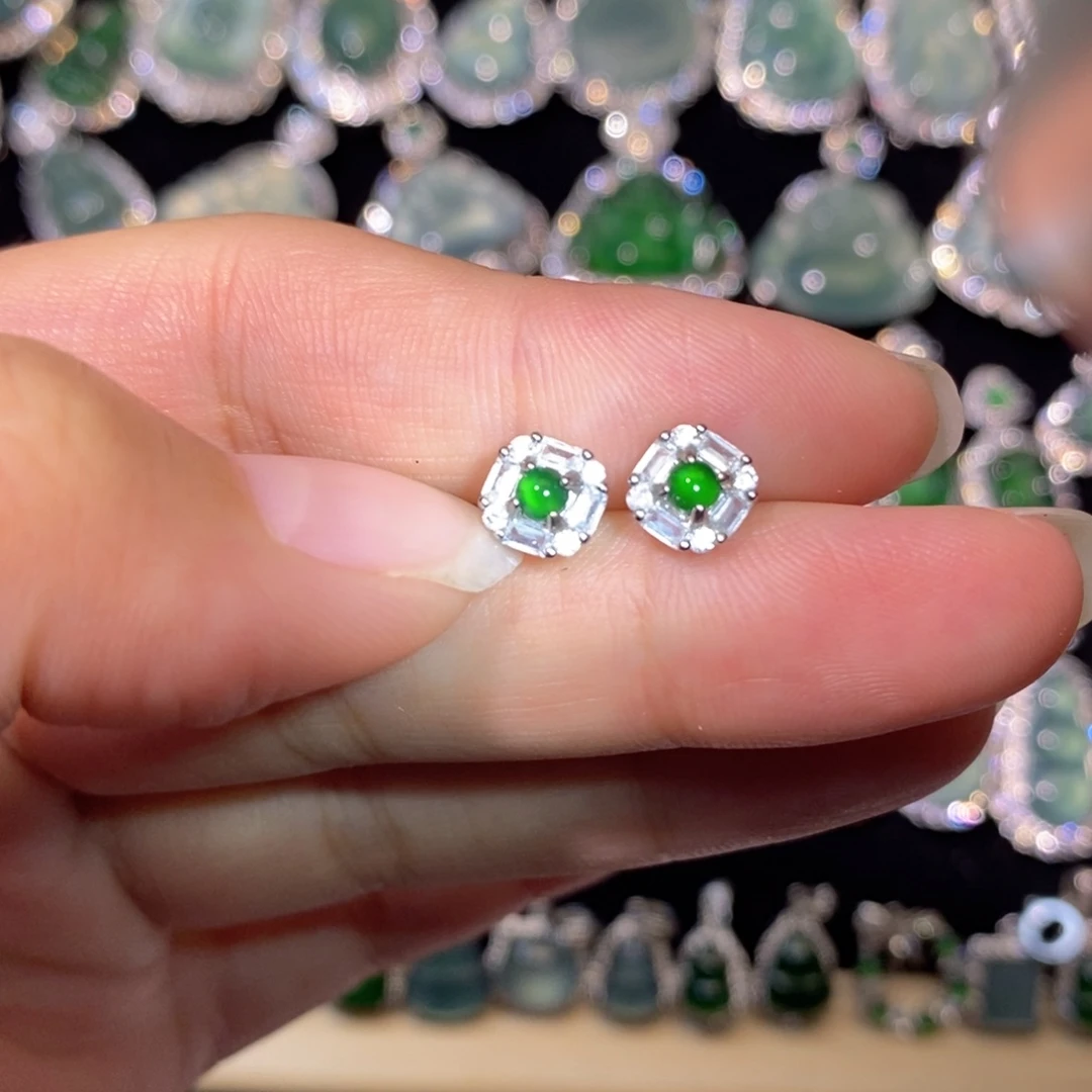 翡翠未镶嵌颈饰天然