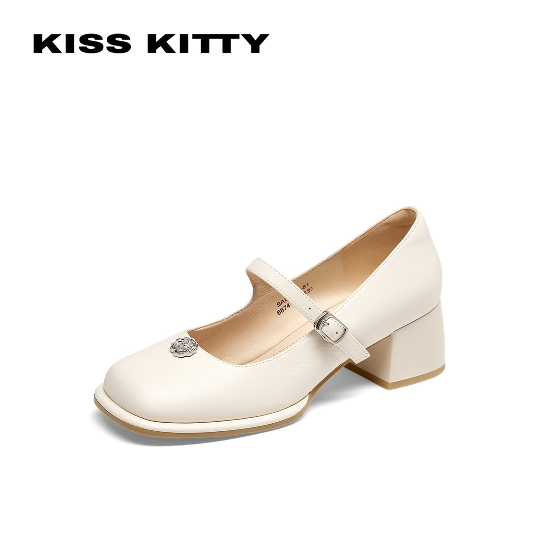 KISSKITTY一字带玛丽珍鞋SA54129-81