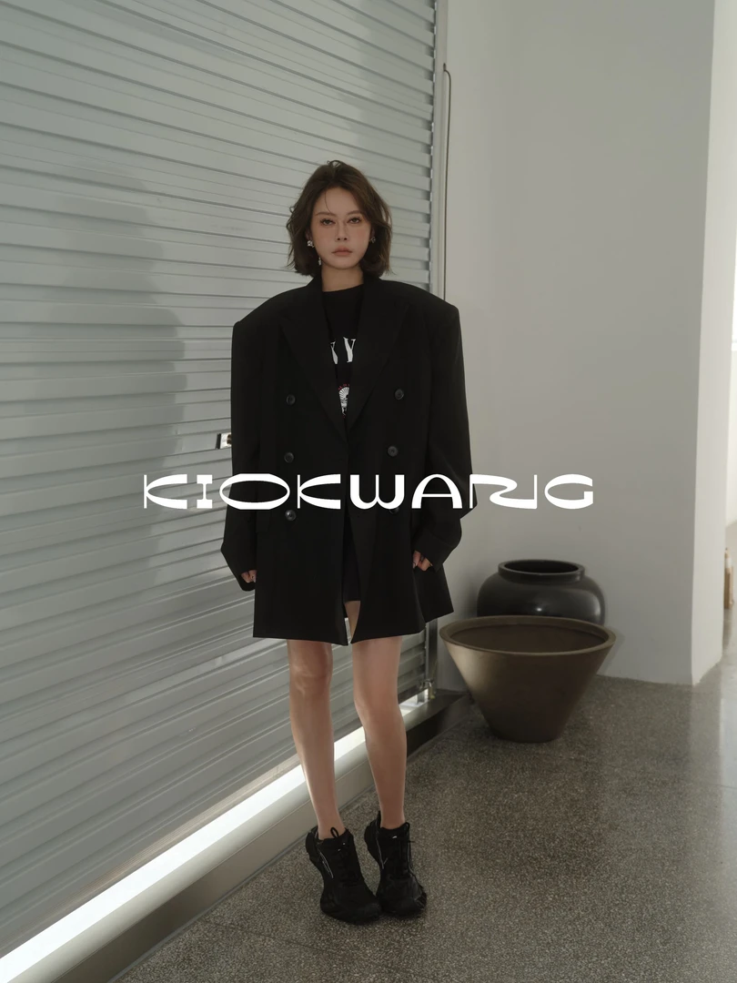 KIOKWANG//王炸款 男女同款高级气质宽松垫肩西装外套