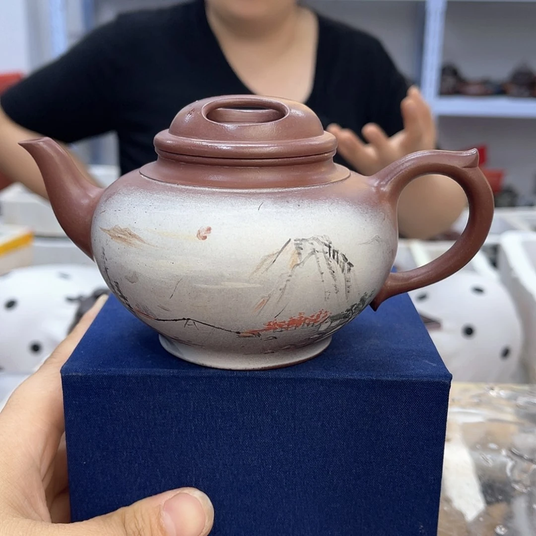 茶壶紫砂宜兴紫砂壶瑕疵