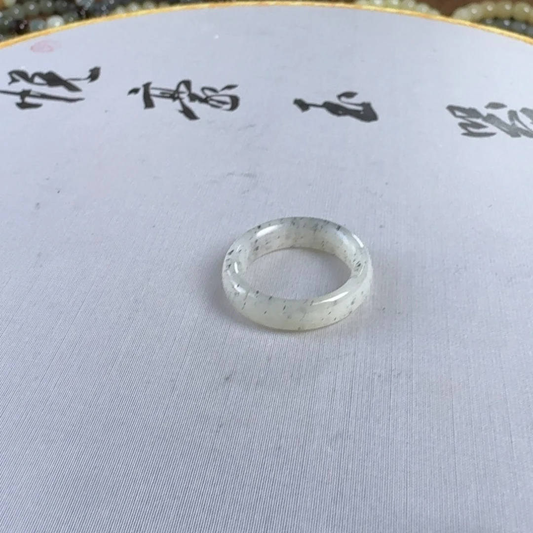 和田玉戒指未镶嵌大*