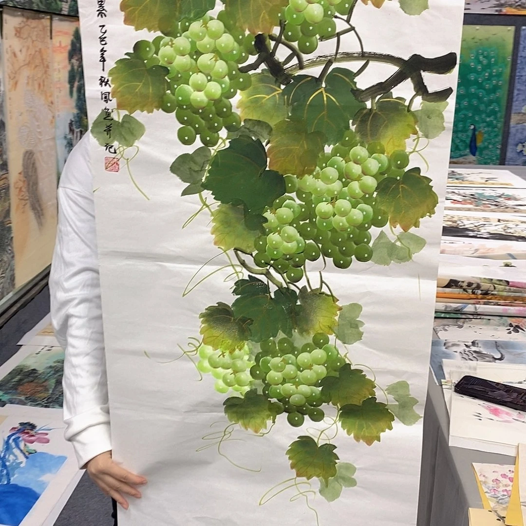国画国画手绘作品