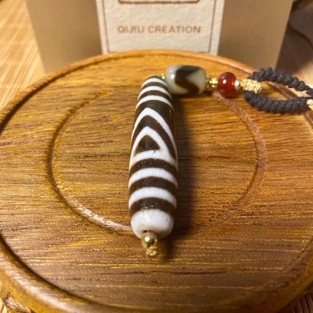 纯手工制作 藏地严选 黑白分明 一眼 多线贵人 背有靠山