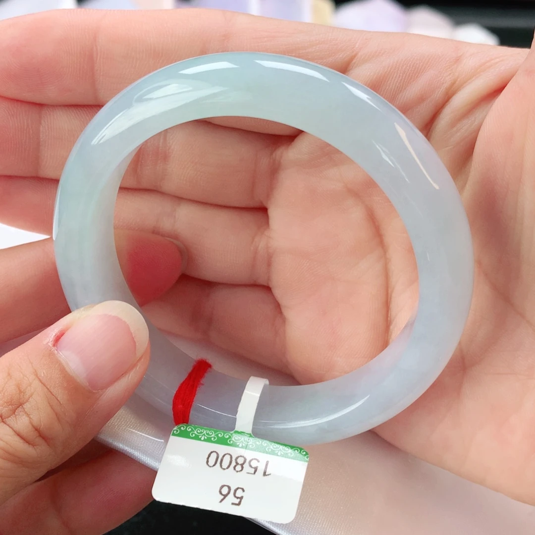 翡翠手镯（圆镯）未镶嵌56正