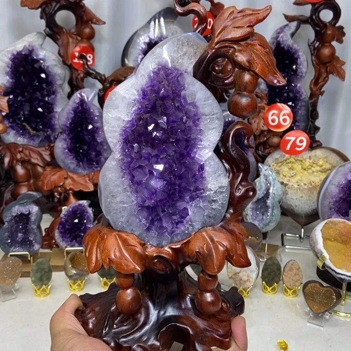 紫晶大型摆件（非配饰）未镶嵌