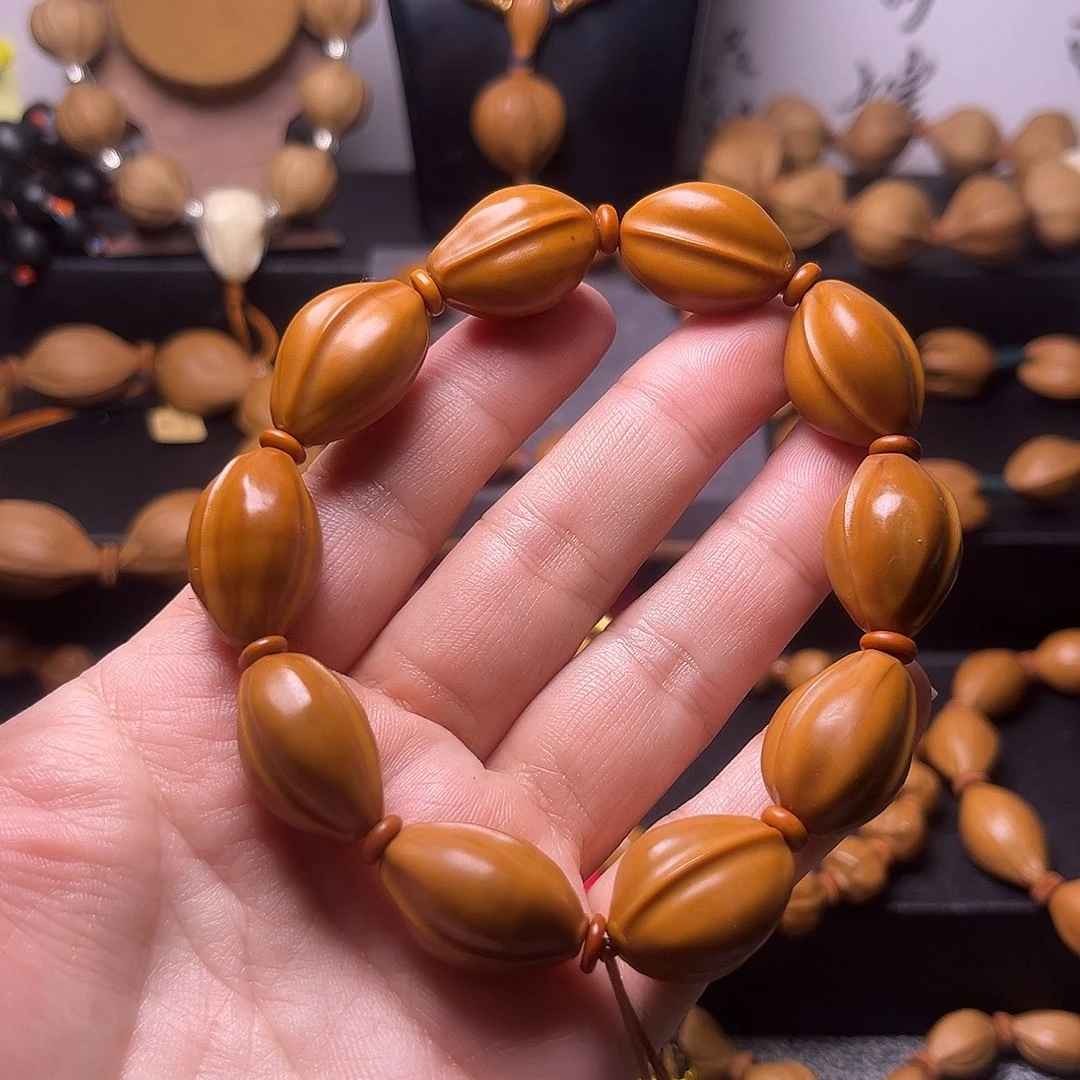 橄榄核手串鲨鱼贝15尺寸