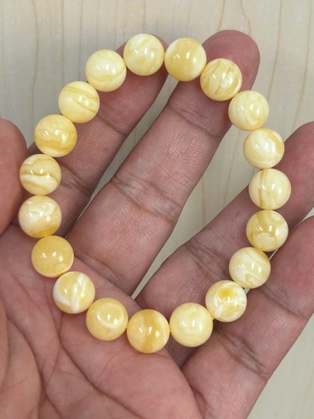 蜜蜡白花蜡琥皮妖花10加11.17克