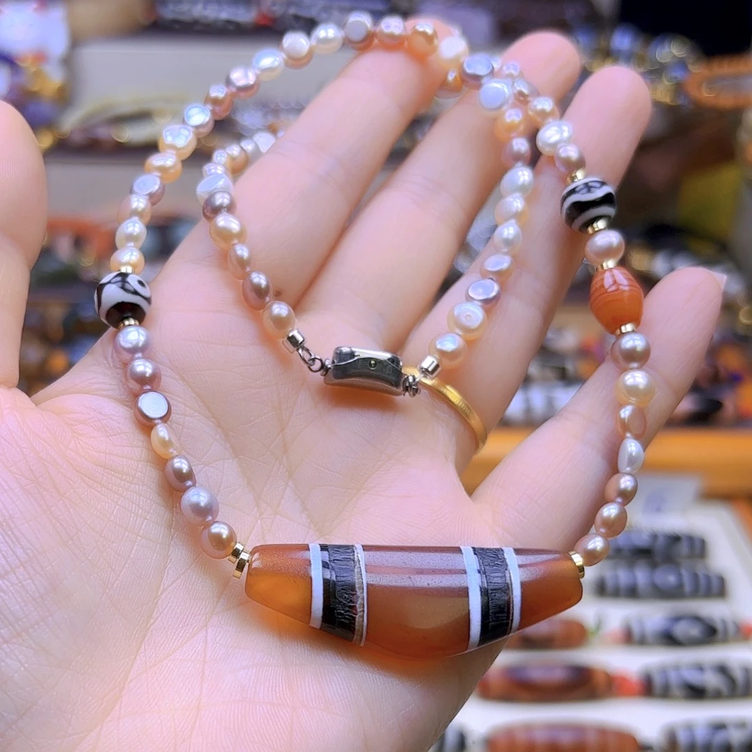 玛瑙/玉髓未镶嵌颈饰