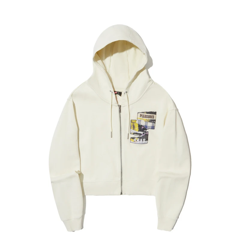 中国李宁卫衣女宽松型开衫连帽卫衣时尚简约舒适百搭AWDUF40-B品