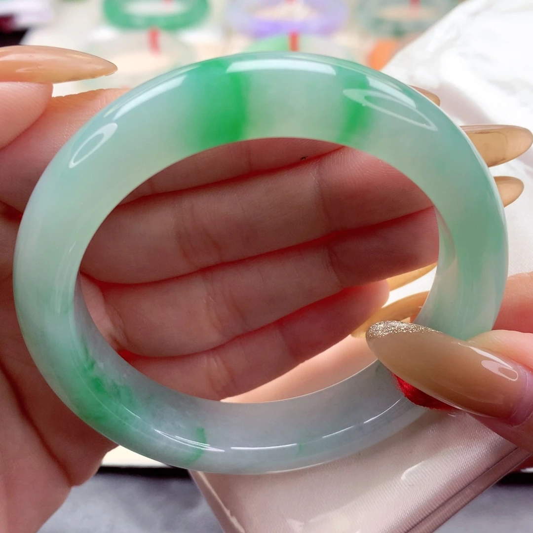 未镶嵌手镯翡翠9907春风得意 干净