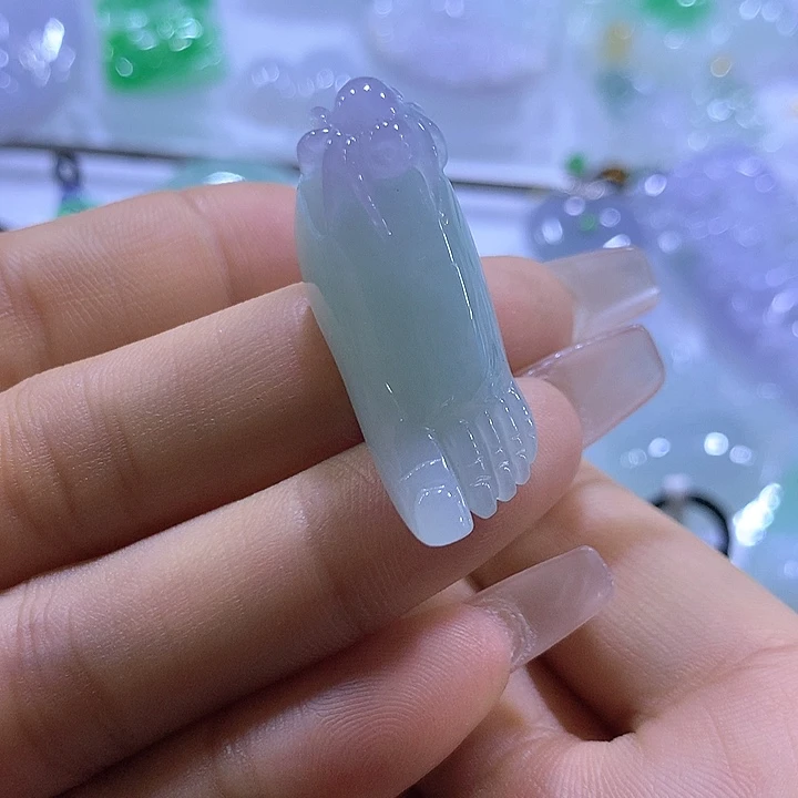 翡翠未镶嵌颈饰天然翡翠A货吊坠