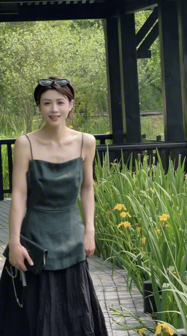 TAOYUNYI【墨宸】25夏季新款轻国风设计感天丝亚麻吊带美背LT0A0567